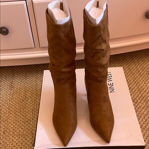 Nine West Women's Brown Heeled Boots